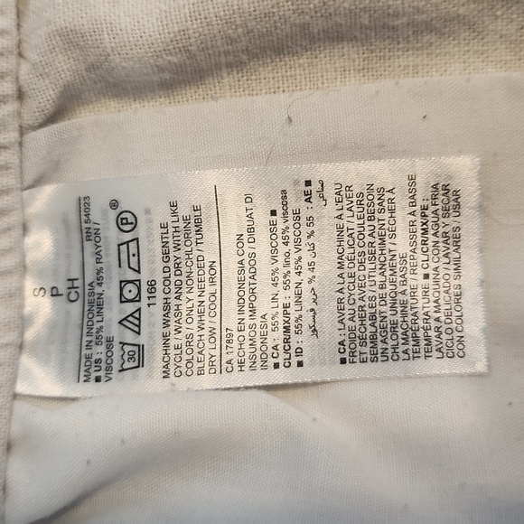Old Navy linen blend shorts size small - Picture 6 of 6